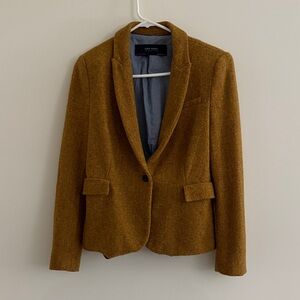 Zara Tan Wool Blazer